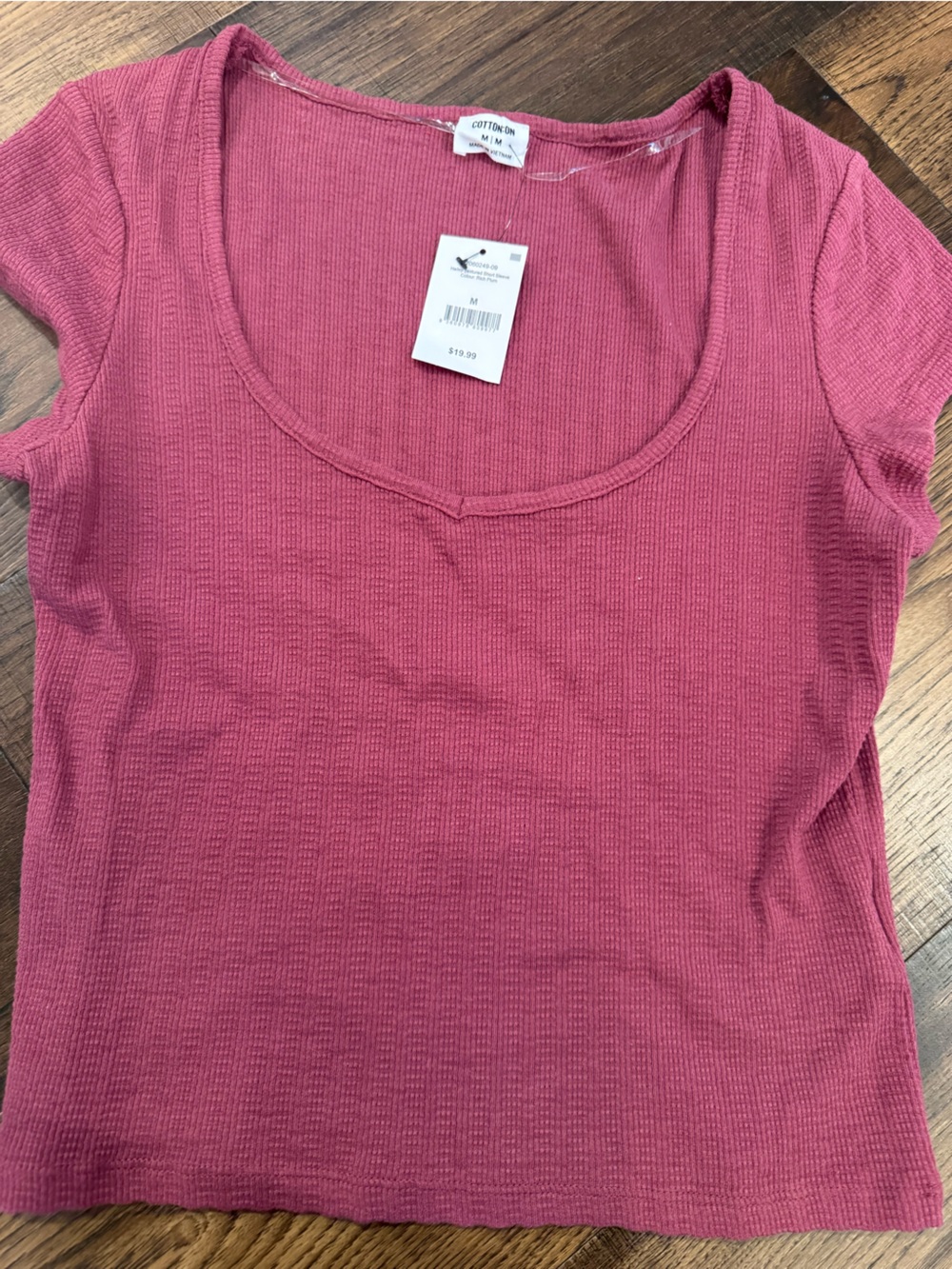 Cotton On Ribbed Mauve Tank Top